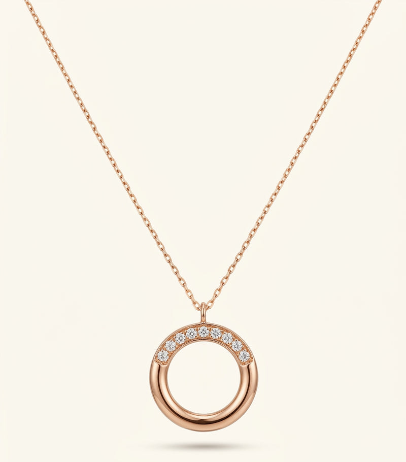 Cartier Juste un Clou rose gold diamond necklace, imported from the UK