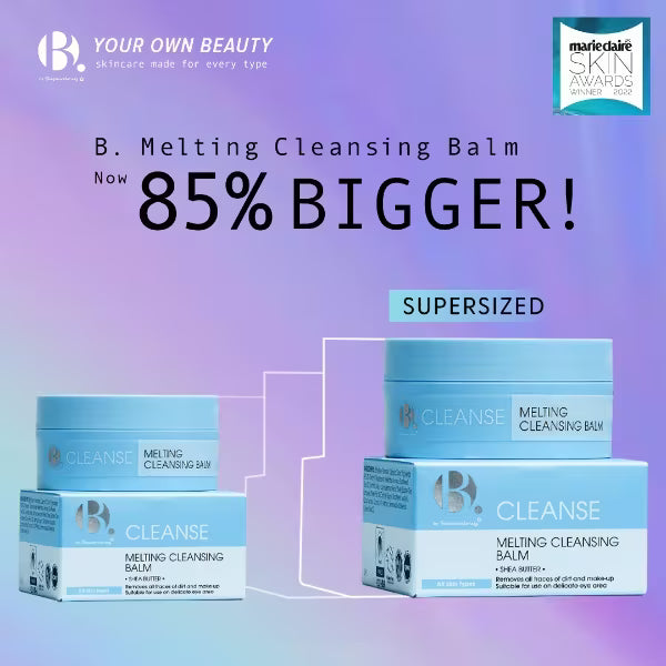 B. Melting Cleansing Balm for face 120g jar - British product