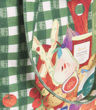 Harrods cotton canvas check feast shoulder bag - British product