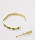 Cartier LOVE bracelet yellow gold diamonds tsavorite, imported from the UK