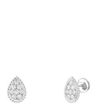 Boucheron Serpent Bohème white gold diamond earrings, imported from the UK