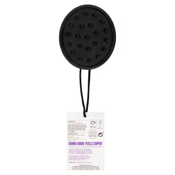 Superdrug scalp and shampoo massage brush for hair (British brand)