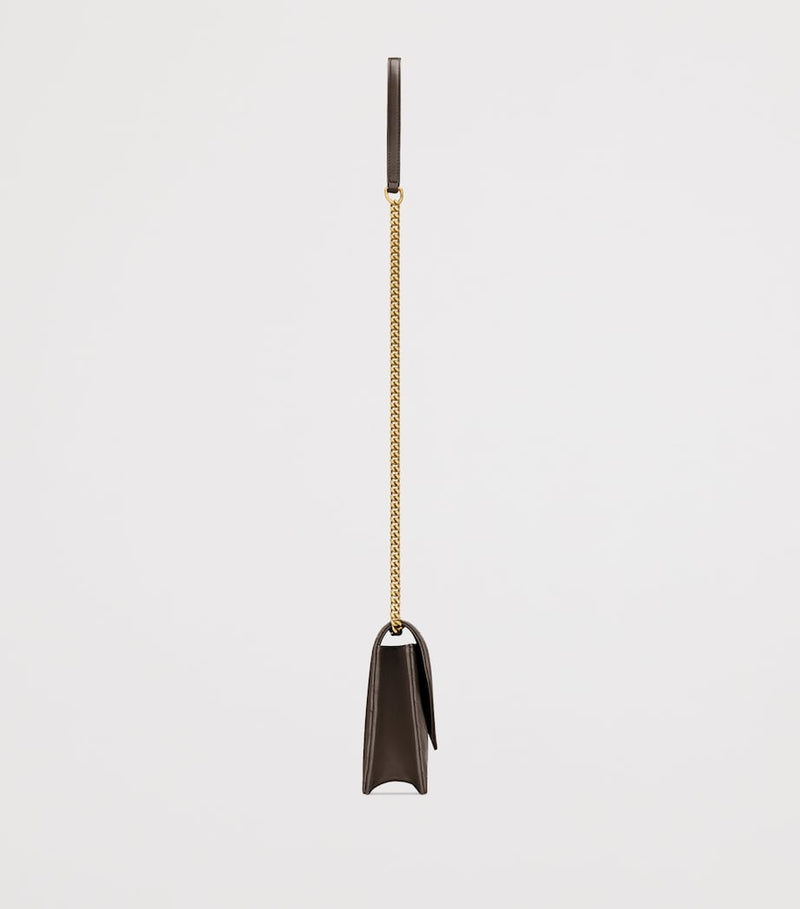 Saint Laurent calfskin envelope chain wallet - British product