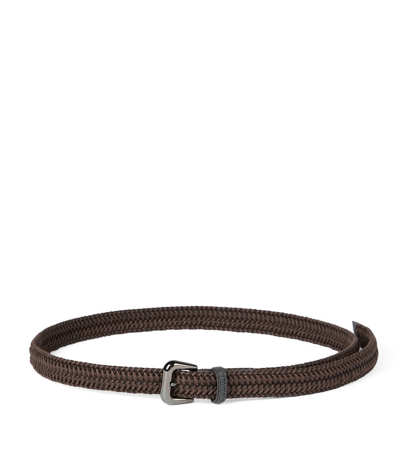 Brunello Cucinelli braided monili belt 2.5cm width - British product