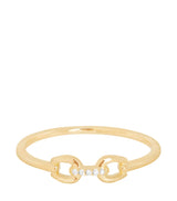 Harrods Astrid & Miyu Yellow Gold and Diamond Ring- Buy online at McGrocer