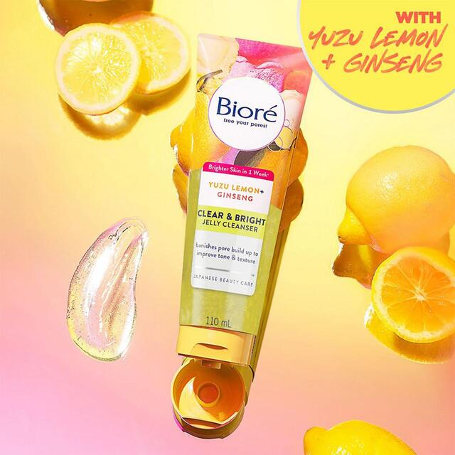 Biore Clear & Bright Brightening Jelly Cleanser 110ml - McGrocer