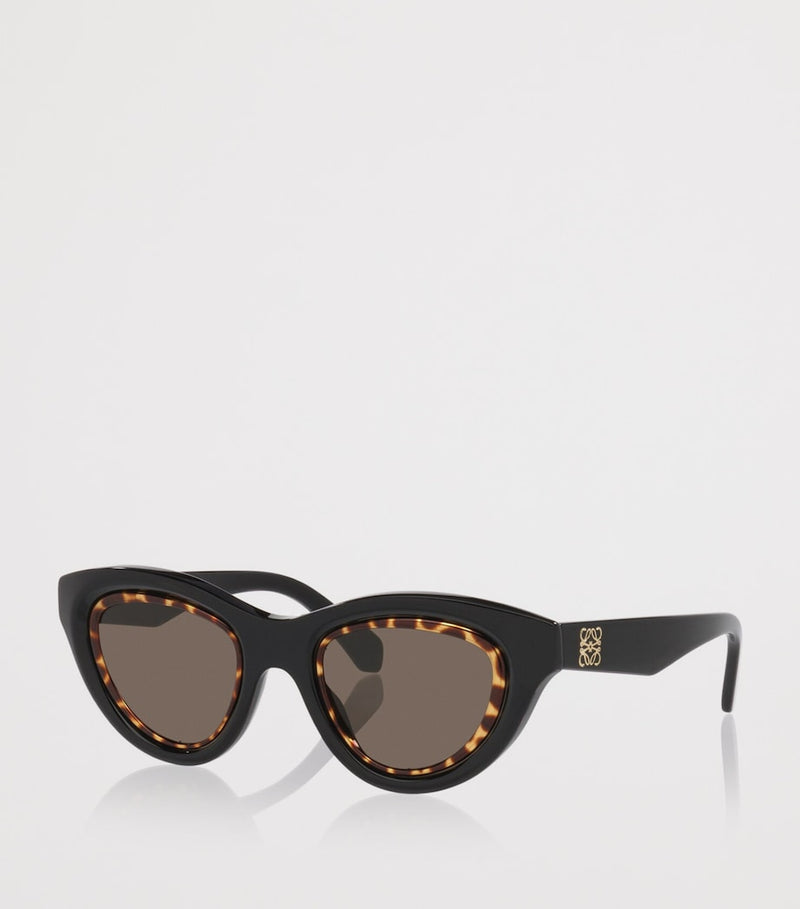 LOEWE Mini Anagram cat eye tortoiseshell sunglasses (British brand)