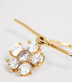 Jennifer Meyer large yellow gold and diamond Edith earrings - British product