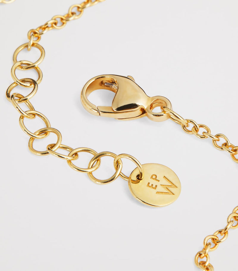 Emily P. Wheeler yellow gold sapphire Tilly bracelet (British brand)