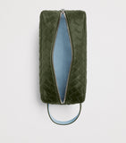 Bottega Veneta leather Intrecciato wash bag 13x26x10cm (British brand)