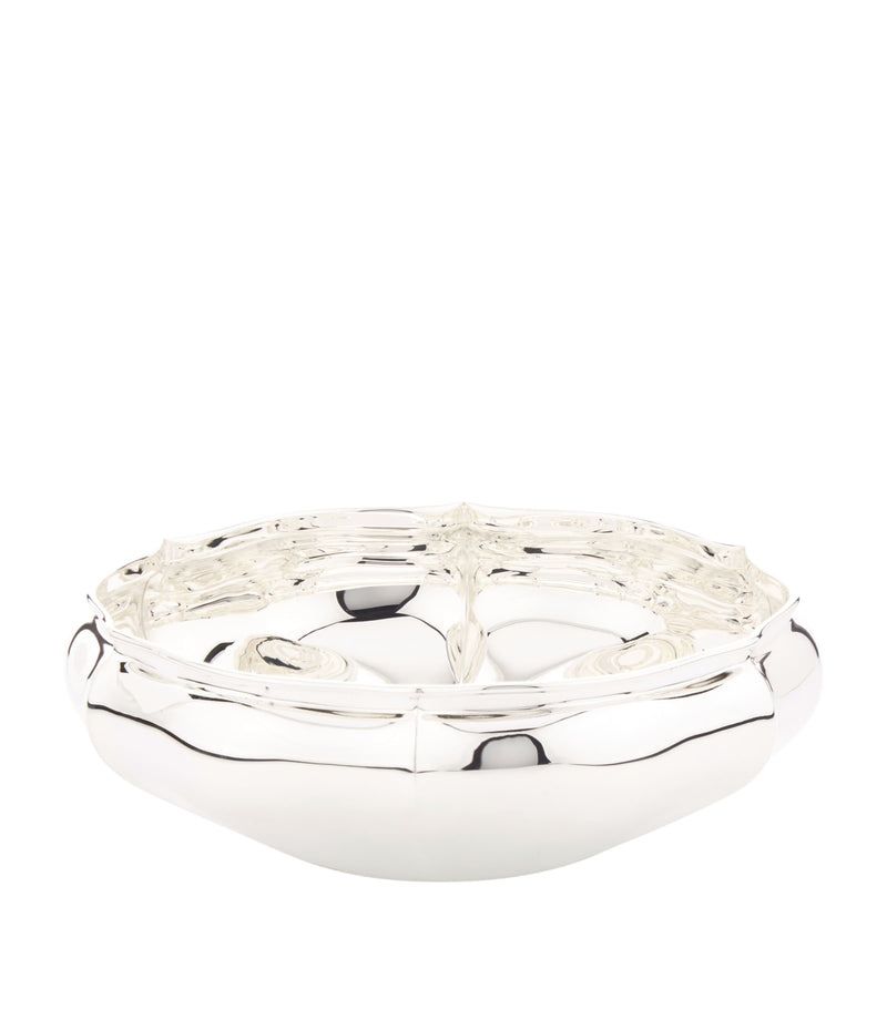 Greggio Silver Plated Georgian Centrepiece Bowl 16.5cm, UK version