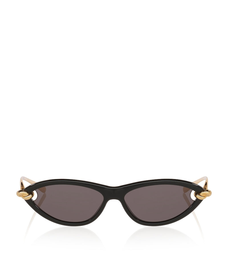 Bottega Veneta cat eye sunglasses acetate frame, imported from the UK
