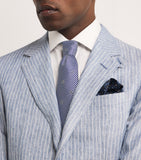 Giorgio Armani silk stripe jacquard tie, imported from the UK