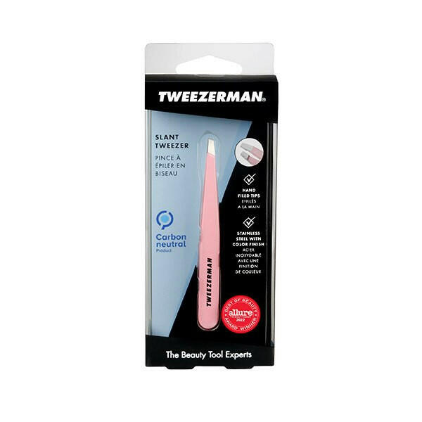 Tweezerman Shimmer Pink Full Size Slant Tweezer GOODS Superdrug