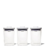Harrods OXO Set of 3 POP Canisters Food Storage Canisters- Buy online at McGrocer