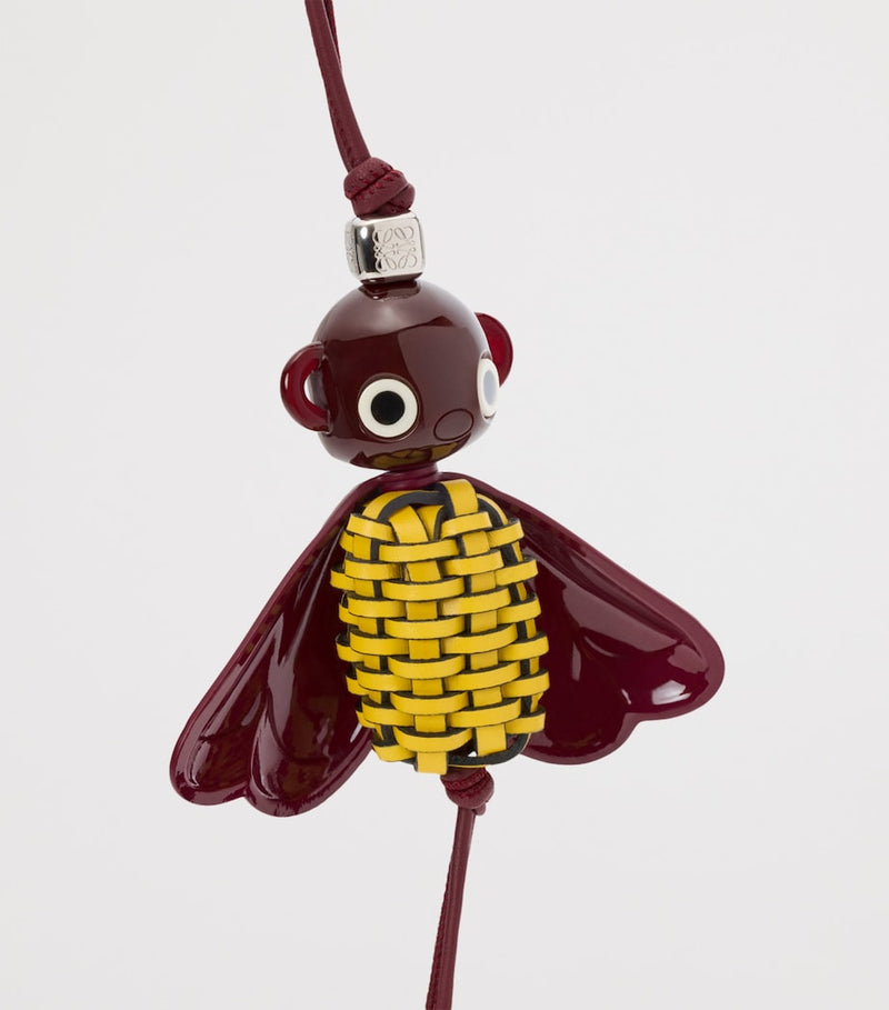LOEWE Blombee charm resin and calfskin H26cm - British product
