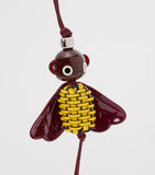 LOEWE Blombee charm resin and calfskin H26cm - British product