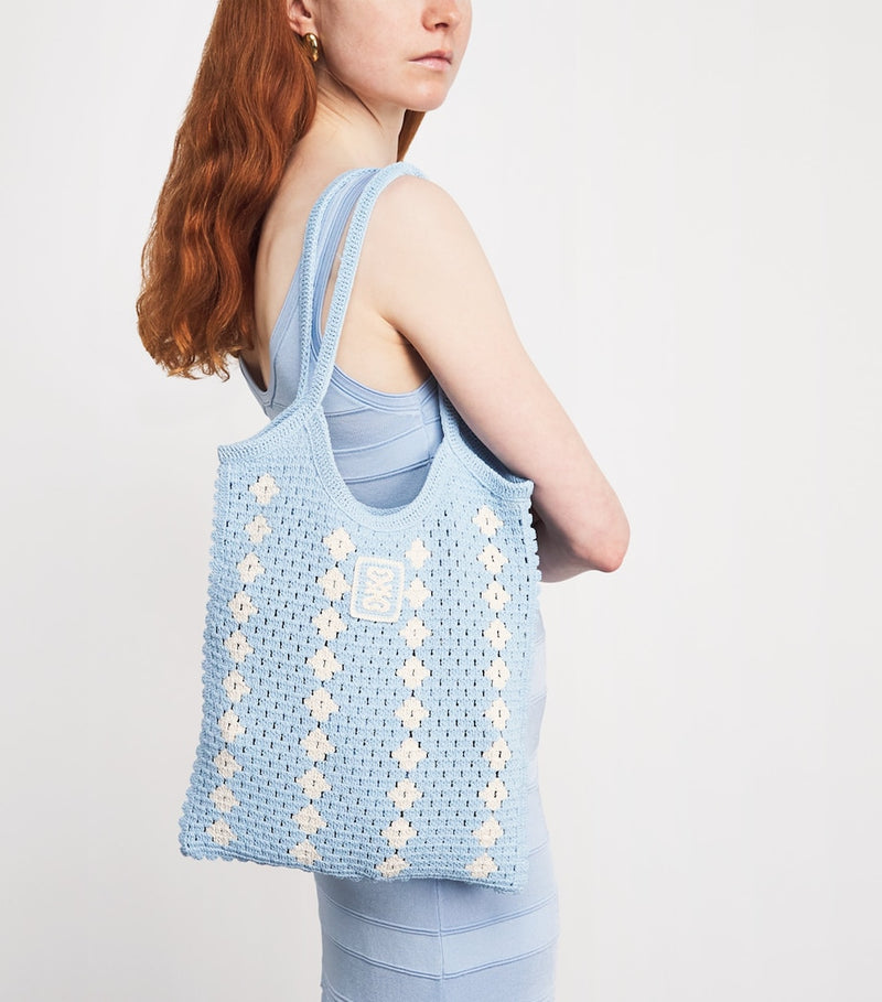Sandro Paris crochet tote bag, UK version