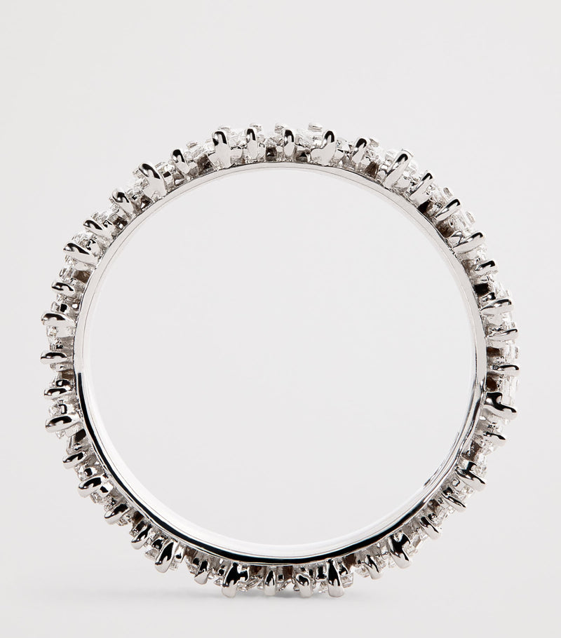 Suzanne Kalan white gold diamond eternity ring - British product