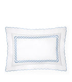Pratesi Treccia Oxford pillowcase 50cm x 90cm, imported from the UK