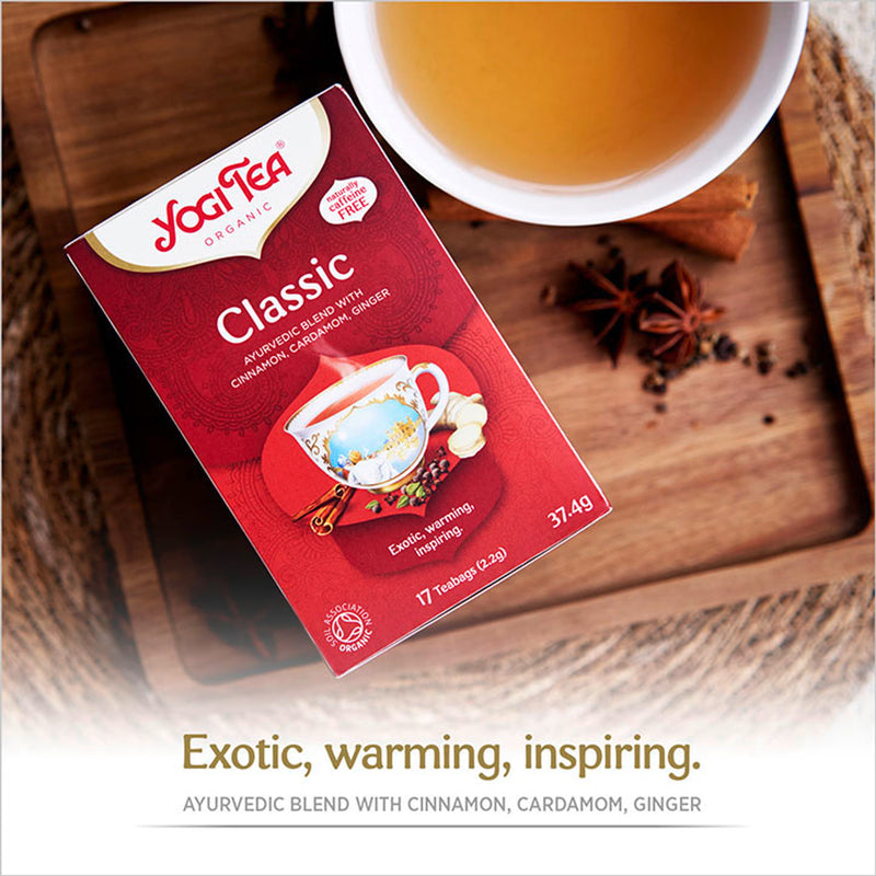Yogi Tea Organic Classic Chai 17 Tea Bags (British brand)