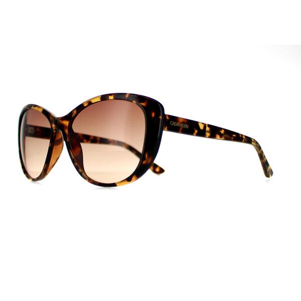 Calvin Klein brown cat eye sunglasses (British brand)