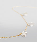 Persée Danaé necklace yellow gold 5-stone diamond - British product