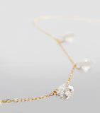 Persée Danaé necklace yellow gold 5-stone diamond - British product