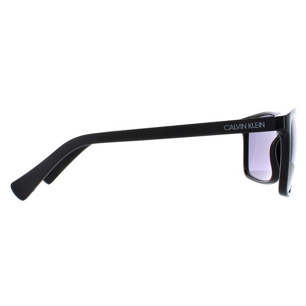 Calvin Klein CK19568S black acetate sunglasses, imported from the UK