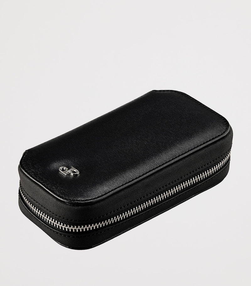 WOLF Philipp double watch zip case vegan leather - British product