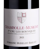Hudelot-Baillet Les Borniques Chambolle-Musigny Premier Cru 2021 Burgundy wine 75cl, UK version