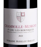 Hudelot-Baillet Les Borniques Chambolle-Musigny Premier Cru 2021 Burgundy wine 75cl, UK version