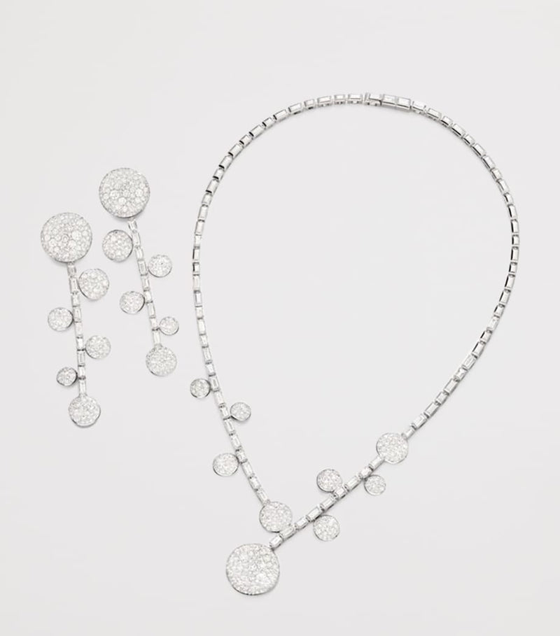 Pomellato Sabbia diamond pendant necklace, imported from the UK