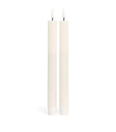 Harrods Deluxe Homeart Wax LED Dinner Candles Set of 2- Buy online at McGrocer