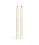 Harrods Deluxe Homeart Wax LED Dinner Candles Set of 2- Buy online at McGrocer