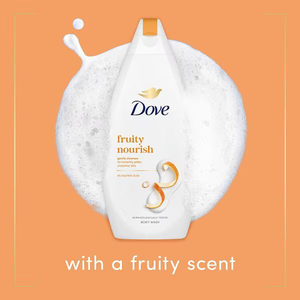 Dove body wash Fruity Nourish 450ml - British product
