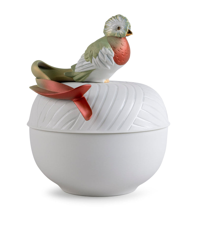 Lladró porcelain quetzal box, UK version