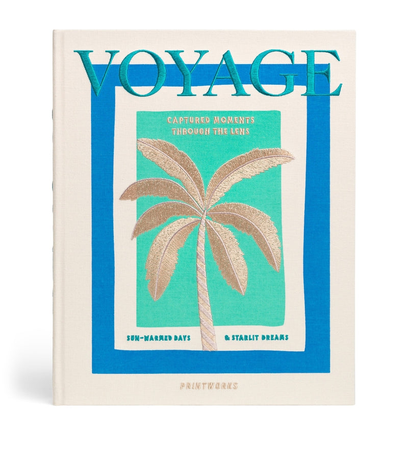 Printworks Voyage embroidered photo album - British product