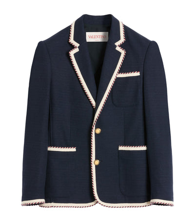 Harrods Blazer Valentino Garavani à détails de finition - Acheter en ligne chez McGrocer