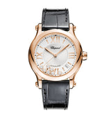 Harrods Chopard Rose Gold Happy Sport Automatic Watch 36mm- Buy online at McGrocer