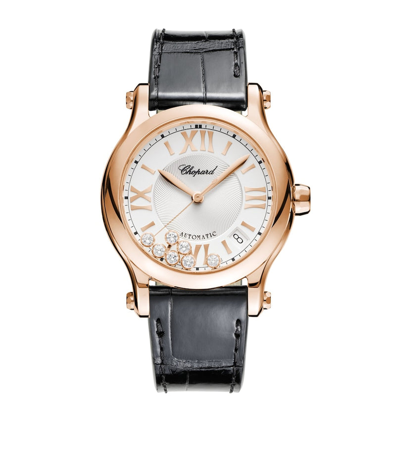 Chopard Happy Sport automatic watch rose gold 36mm, imported from the UK