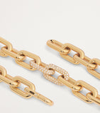 SHAY yellow gold diamond pave necklace, UK version