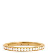 Harrods Azlee Yellow Gold and Diamond Eternity Ring- Buy online at McGrocer