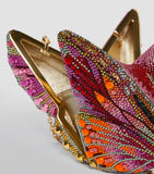 Judith Leiber Crystal Fireclipper Butterfly Clutch (British brand)