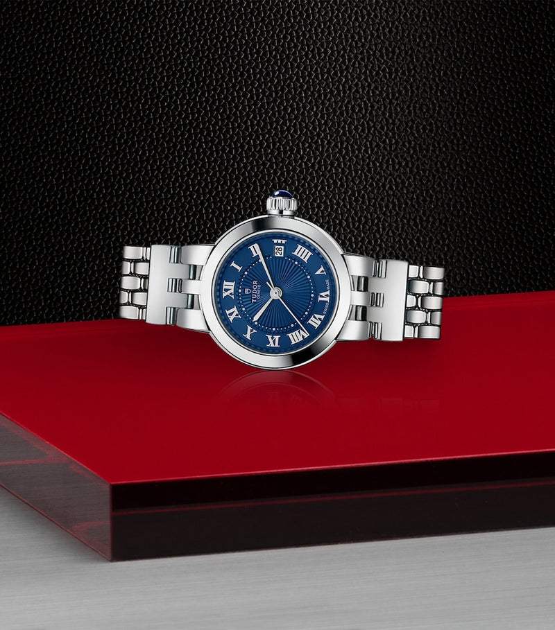 TUDOR Clair de Rose watch 26mm blue dial (British brand)