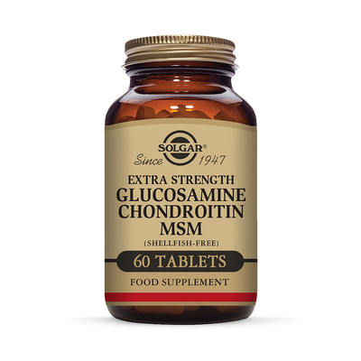 Holland & Barrett Solgar Extra Strength Glucosamine Chondroitin MSM Joint Care Tablets 60 count- Buy online at McGrocer