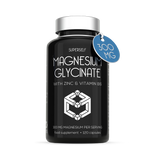 Holland & Barrett SuperSelf Magnesium Glycinate 1500mg with Zinc & Vitamin B6 Supplement 120 Capsules- Buy online at McGrocer
