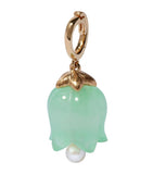 Annoushka yellow gold and jade tulip charm, imported from the UK