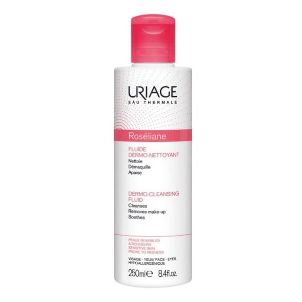 Uriage Roséliane Anti-Redness Cleansing Fluid 250ml (British brand)
