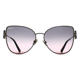 Salvatore Ferragamo sunglasses gold gradient (British brand)